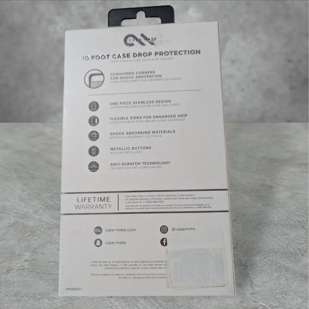Case-Mate Protection Pack Case‎ For Apple iPhone 2018 6.5 (XS Max) - Black A7